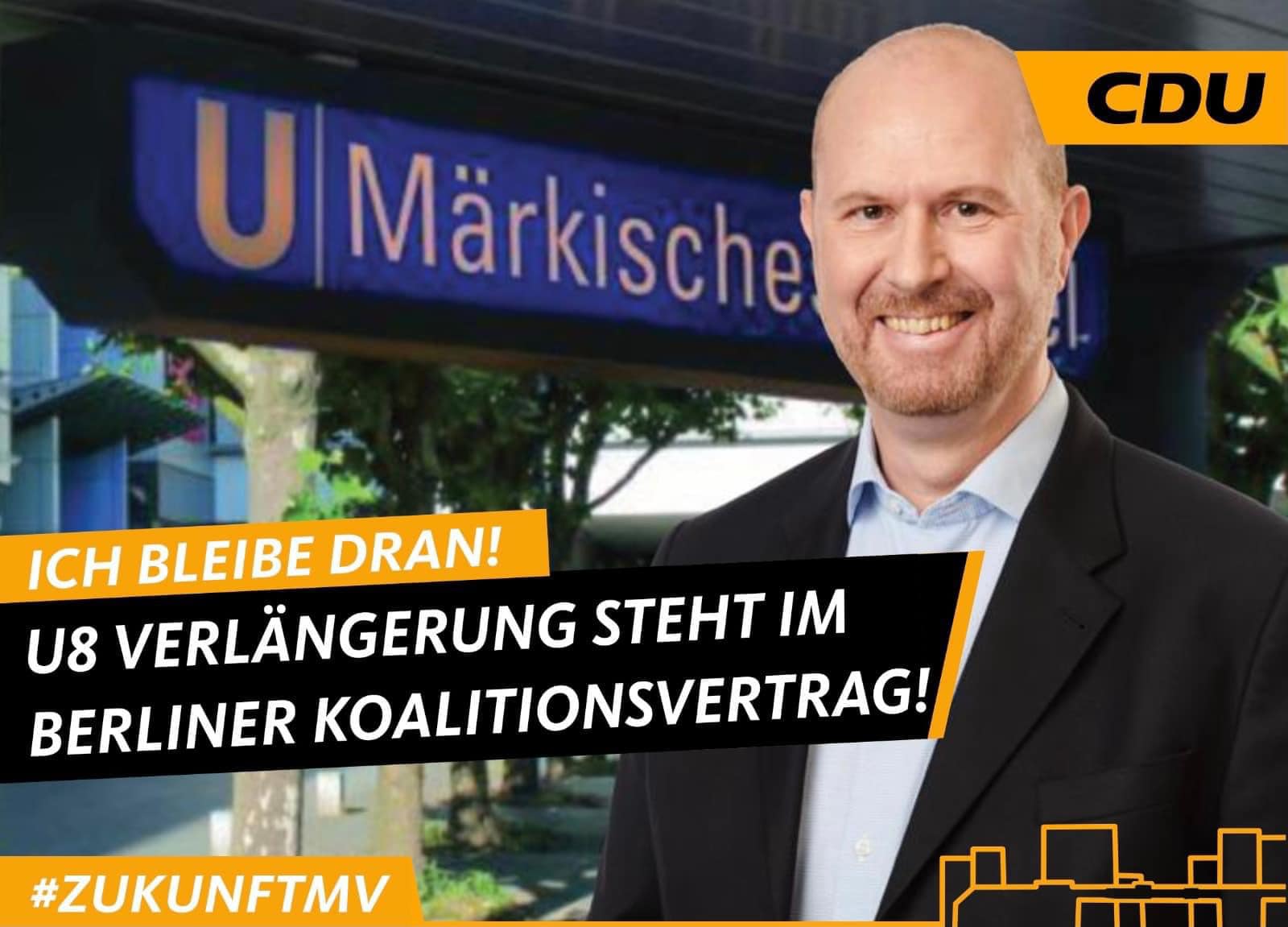 Koalitionsvertrag steht - U8 steht drin!